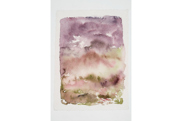 Transported XXVIII, Watercolour on Nujabi, 9x12 in.